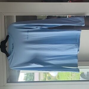Light blue dry fit salt life shirt